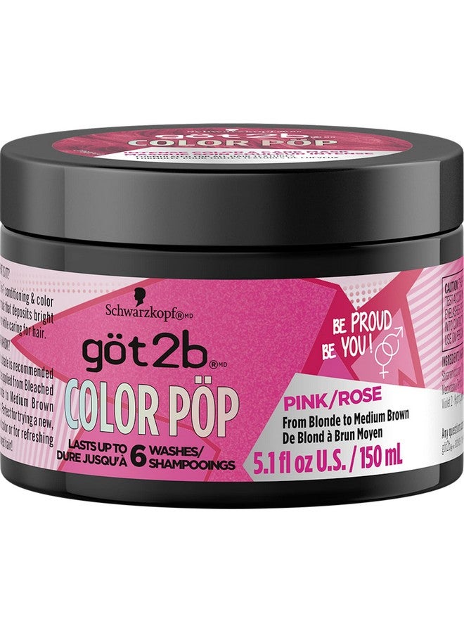 Color Pop Semipermanent Hair Color Mask Pink 5.1 Oz