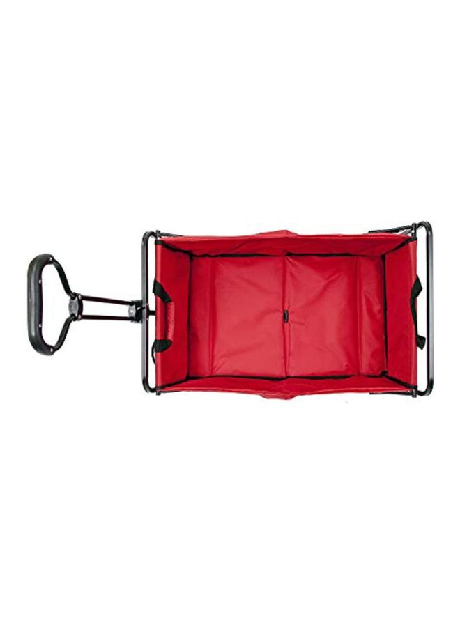 Multifunctional Outdoor Four Wheeled Folding Shopping Cart 72x48.5x48.5cm