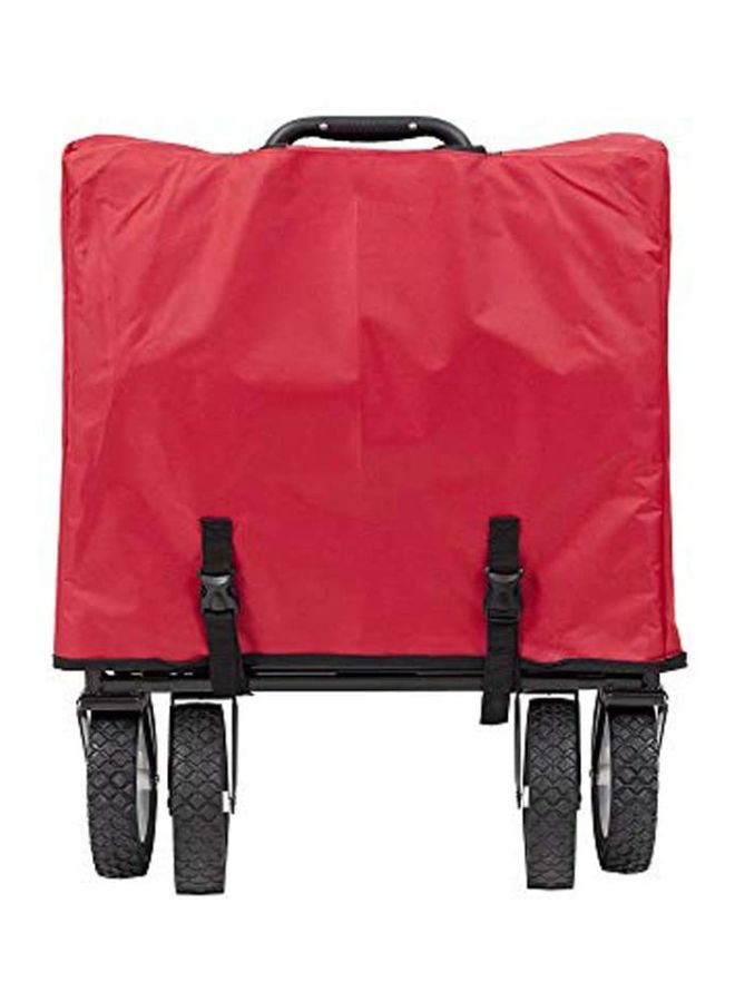 Multifunctional Outdoor Four Wheeled Folding Shopping Cart 72x48.5x48.5cm