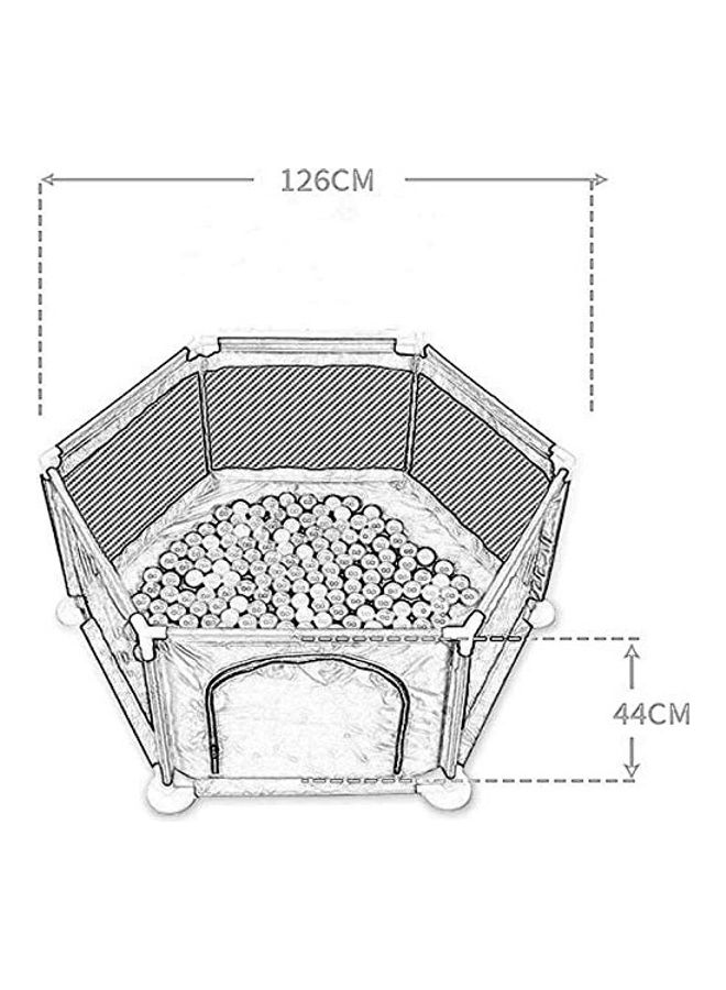 Baby Tent Fence 125x66x66cm