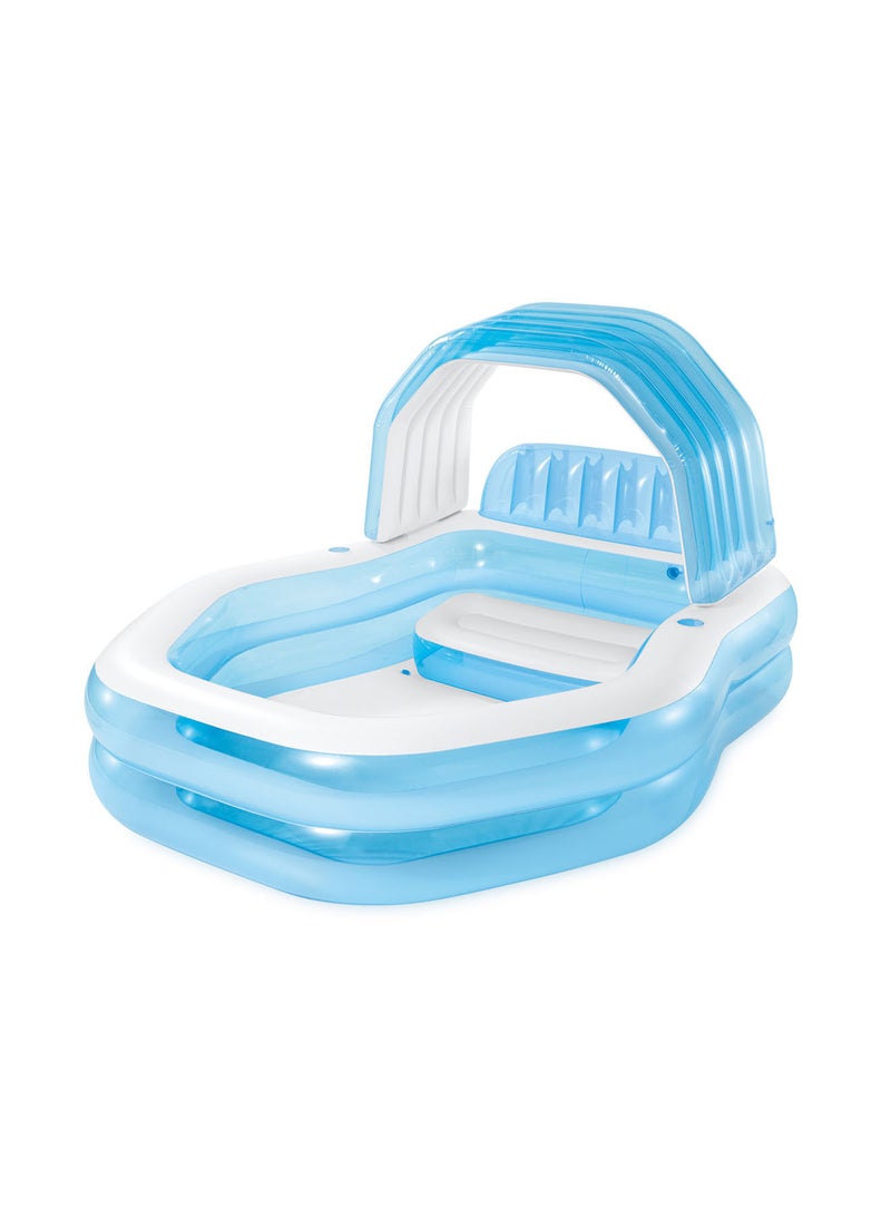 Swim Center Inflatable Family Sunshade Pool 2.29x1.91x1.35mt.