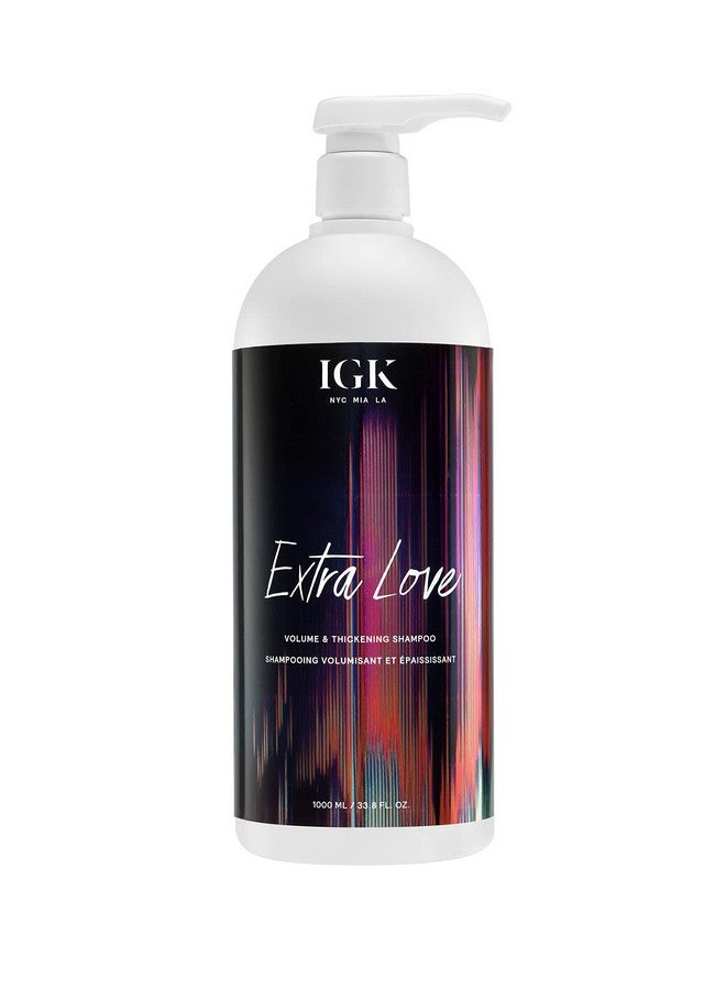 Extra Love Volume & Thickening Shampoo Liter; Lightweight + Supports Scalp + Balance Oil ; Vegan + Cruelty Free ; 33.8 Oz