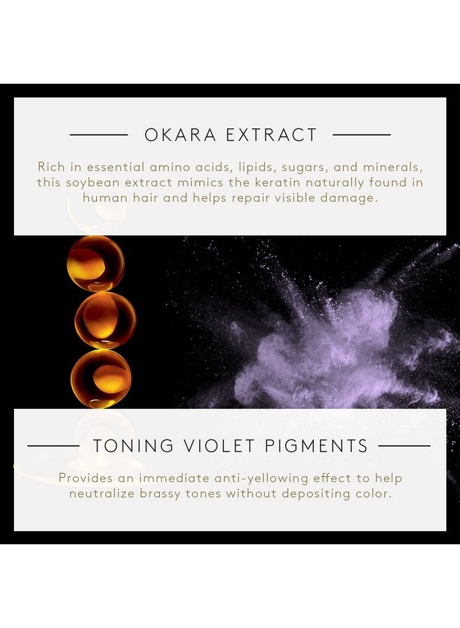 Okara Silver Toning Shampoo Purple Shampoo For Blonde White Grey Silver Pastel Hair Pump 20.2 Oz.