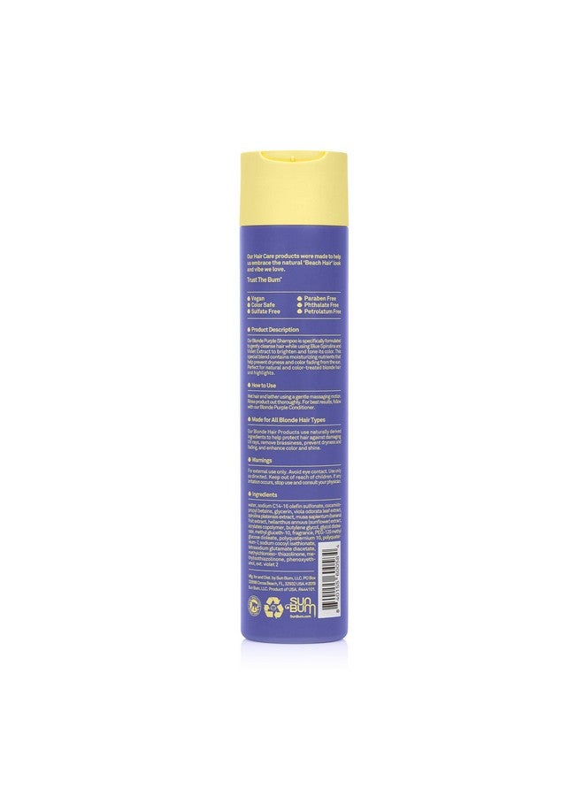 Blonde Shampoo I Uv Protecting And Cruelty Free Color Enhancing And Toning Hair Wash For Blondes I 10 Oz