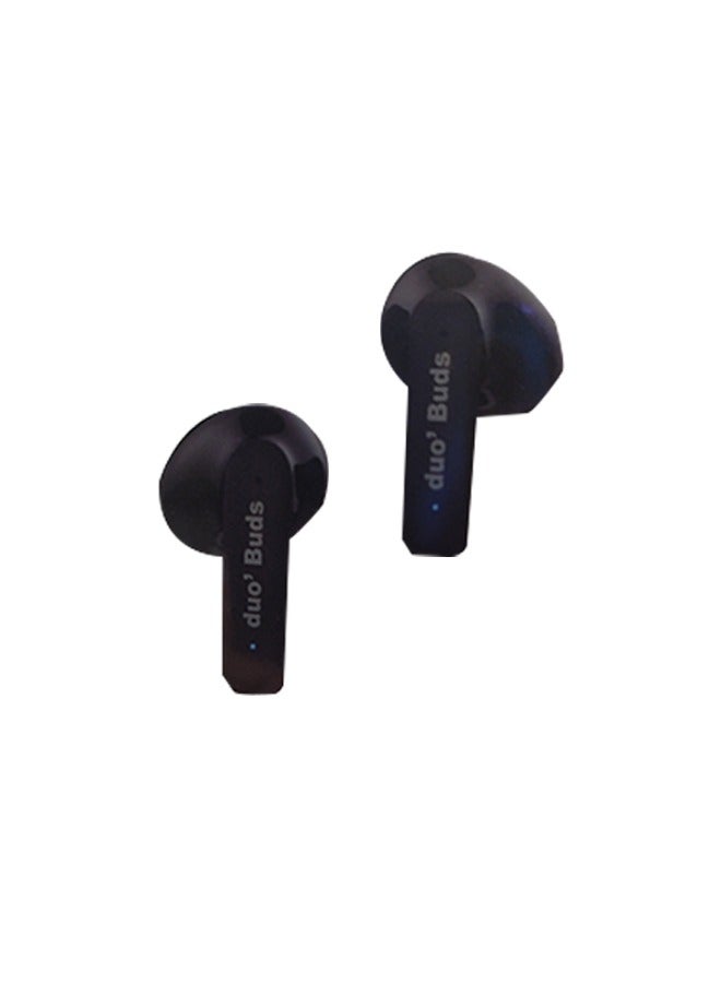 Lycka duo ENC Earbuds, Zero Noise Ultra Clear Voice Call Black Color Waterproof