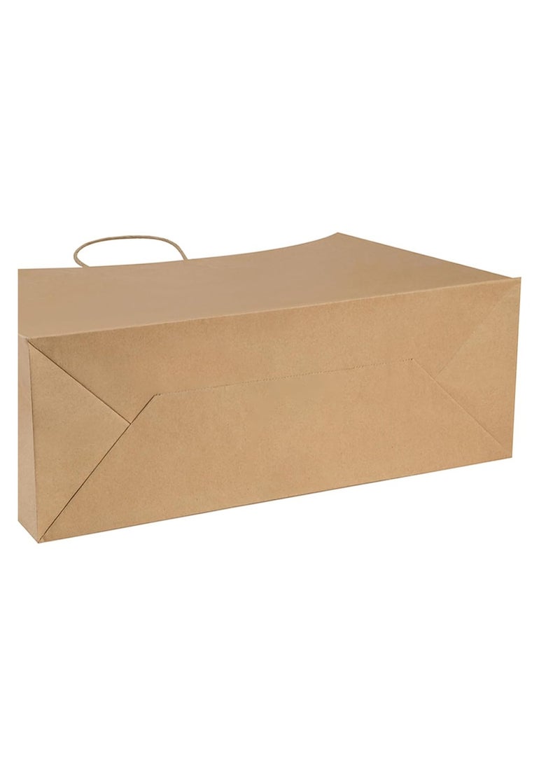 UAE National Day Celebration 12 Pcs of Kraft Bag With Handles Bulk Gift Bags Shopping Bags for Recycled Large Brown Paper Bags