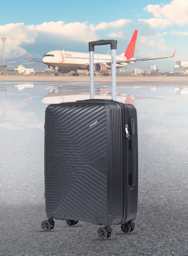 Luggage Set 3Pcs ABS Trolley Bag Set With Number Lockable System