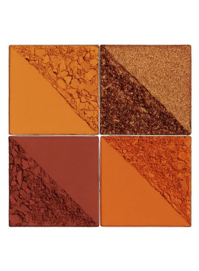 Rebel Quad Honey Eyeshadow Palette Professional Eye Makeup, Pigmented Eyeshadow Palette, Makeup Palette For Eye Color & Shine, Pressed Eyeshadow Cosmetics, Shades Of 4