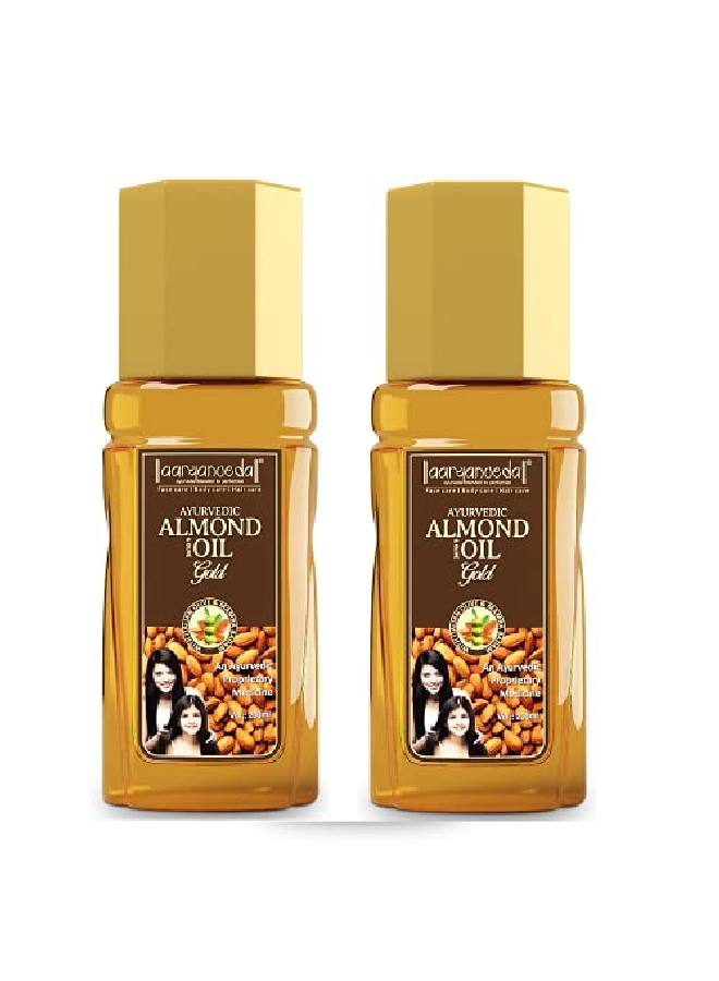 Almond Olive Hair Oil For All Hair Type; 200Ml (Pack Of 2)