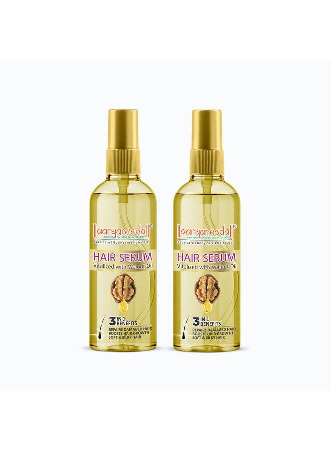 Hair Serum Vitalized With Walnut Oil Serum For Hair Growth And Straightening 45 Ml (Pack Of 2)