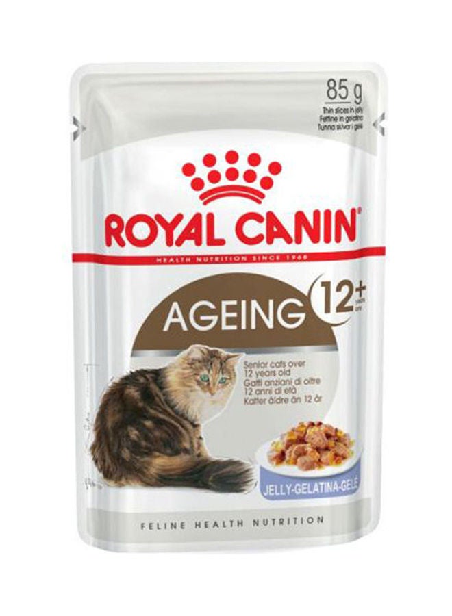 Ageing 12+ In Jelly  Wet Food Multicolour 85grams