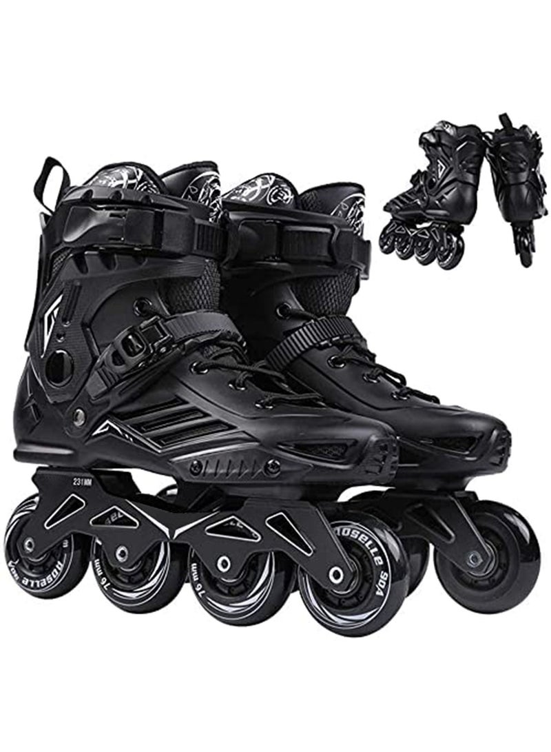 Skating Shoes Inline Professional Single Row Roller Blades Speed Skates Without Physical Brake