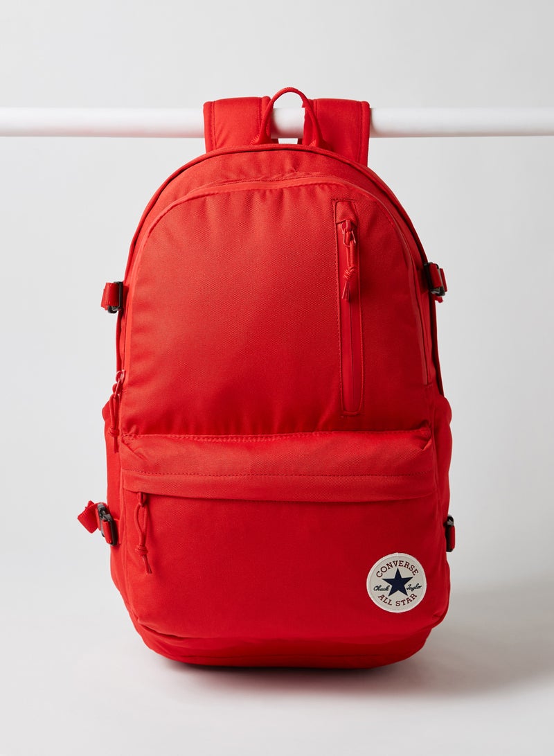 Straight Edge Backpack Medium Red