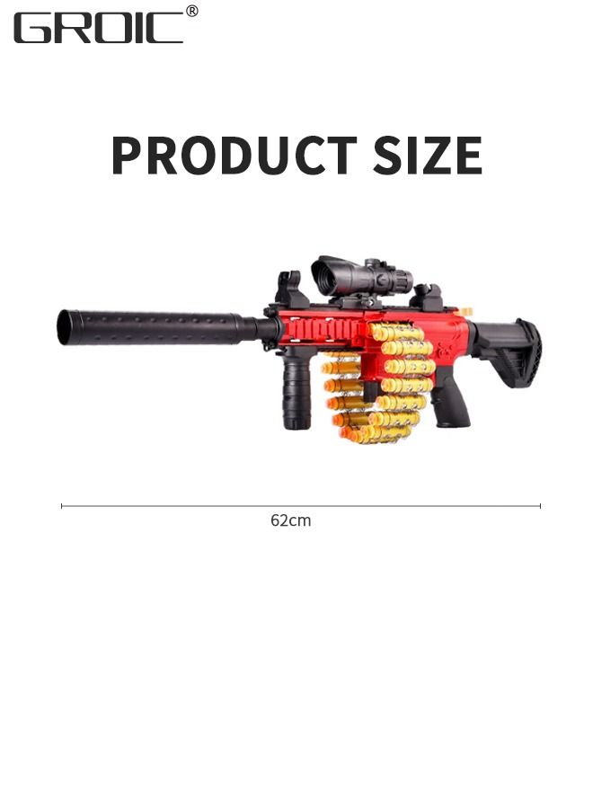 M416 Toy Gun Soft Bullets,  M416 Electric Continuous Shell Throwing Soft Gun Toy, Toy Foam Blasting Gun, Shooting Games Machine Gun Toys M416 Soft Bullet Gun with Eva Soft Bullet and Accessories