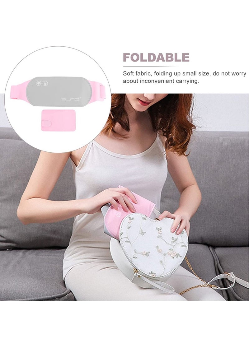 Menstrual Heating Pad Waist Belt Massage Heating Belt for Women Girls Menstrual Period Back Belly Pain Relief