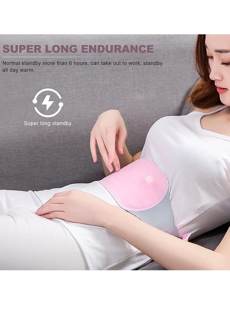 Menstrual Heating Pad Waist Belt Massage Heating Belt for Women Girls Menstrual Period Back Belly Pain Relief