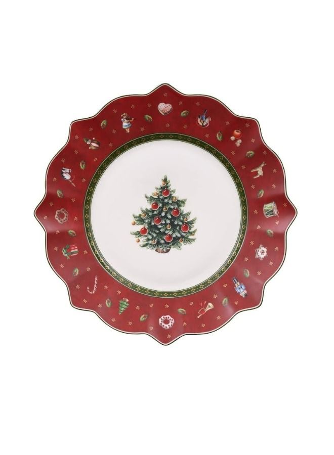 Toys's Delight Round Salad plate Red