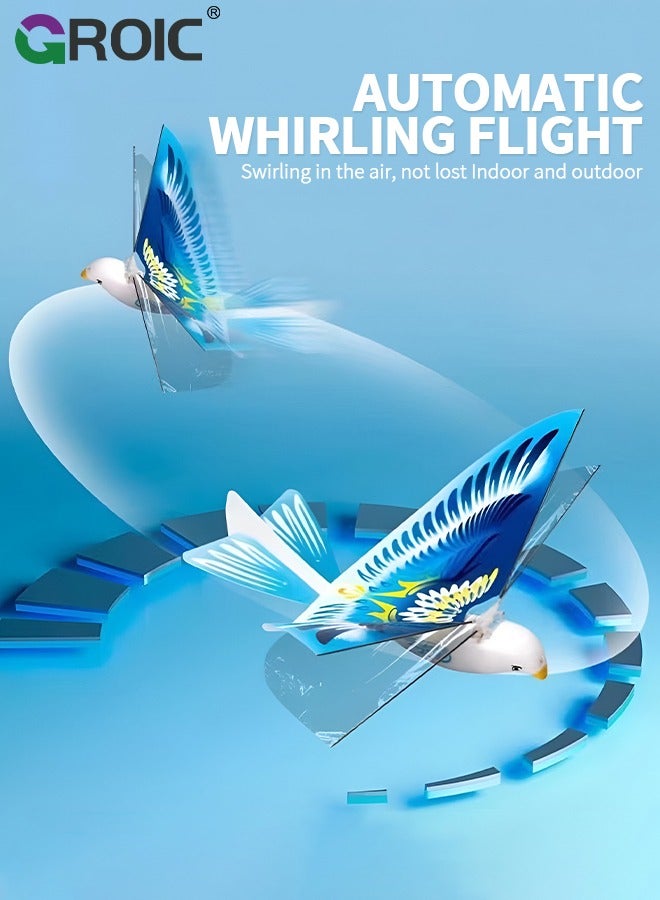Hand Controlled Flying Toy, Flying over Toys Go Go Bird Looks and Flies Like A Real Bird, 360°Rotating Hand Controlled Drone Orbit Cool Toys, Festival Gift Great Toy Indoor Outdoor Toys