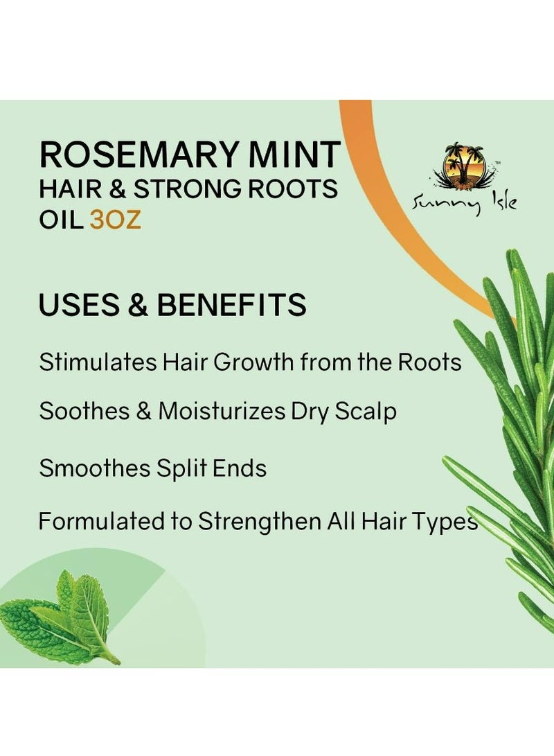 Rosemary Mint Hair And Strong Roots Oil 88 ML