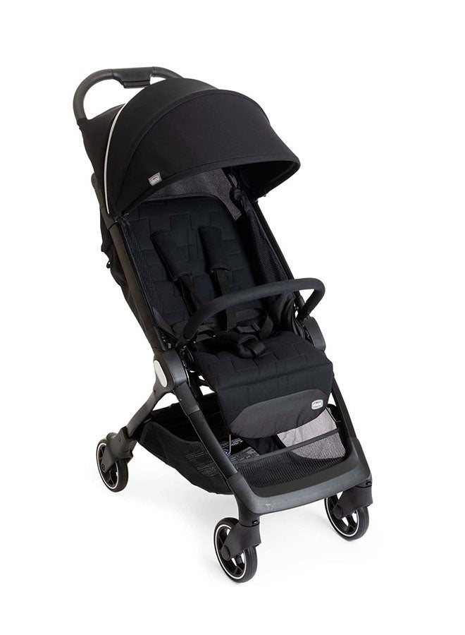 We Stroller 0M-5Y, Extraordinarily Compact, One-Hand Folding Mechanism, Extremely Light 5.5 Kg. With Rain Cover And Transport Bag, Black