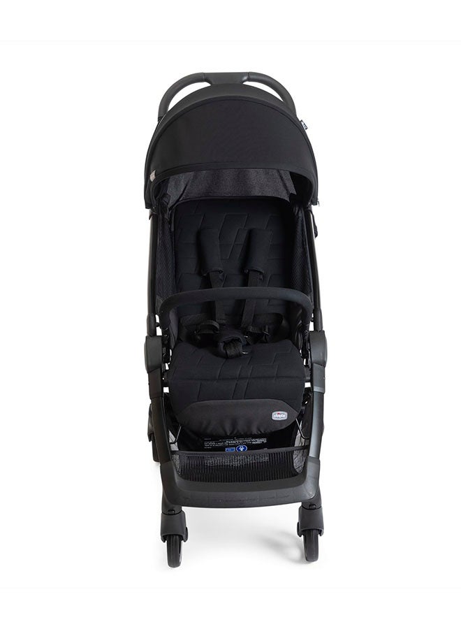 We Stroller 0M-5Y, Extraordinarily Compact, One-Hand Folding Mechanism, Extremely Light 5.5 Kg. With Rain Cover And Transport Bag, Black