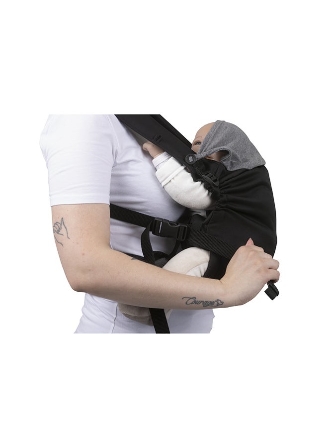 Skin Fit Baby Carrier 0-9 kg, Black Beauty