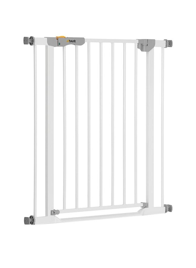 Safety Gates Clear Step Autoclose - White