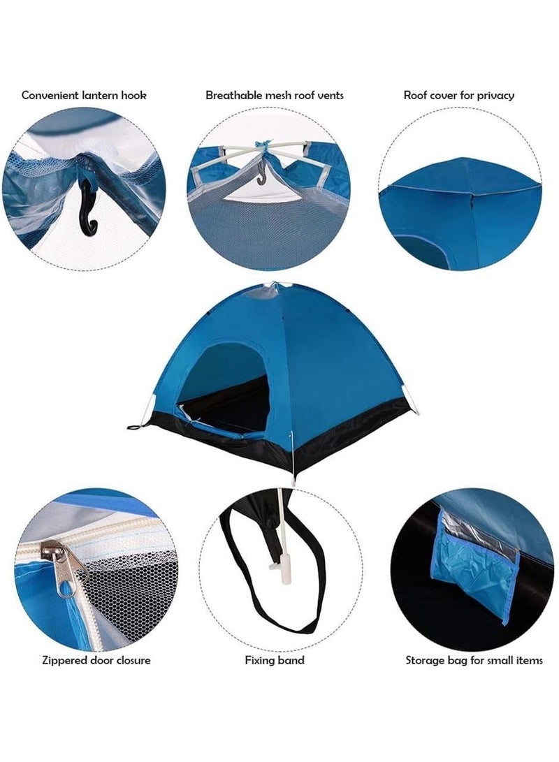 Portable Blue Tent Automatic Pop Up 1.85kg