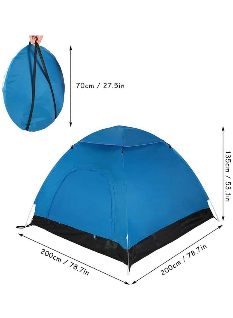 Portable Blue Tent Automatic Pop Up 1.85kg