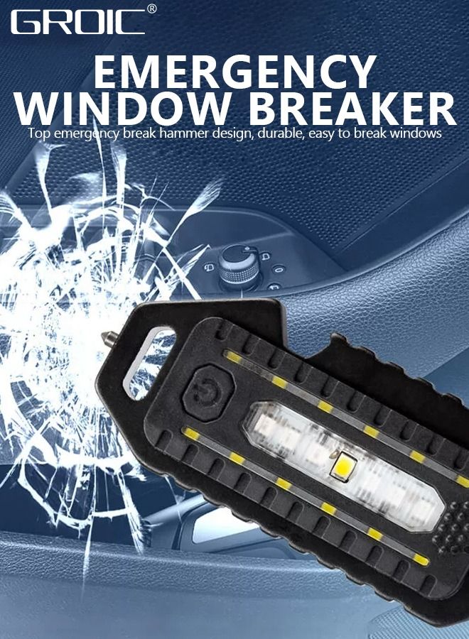 LED Mini COB Flashlights 1000 High Lumen, Super Bright 5 Light Modes Light, Rechargeable Cob Waterproof Portable Led Work Light, Portable Pocket Light With Bottle Opener And Magnet Base