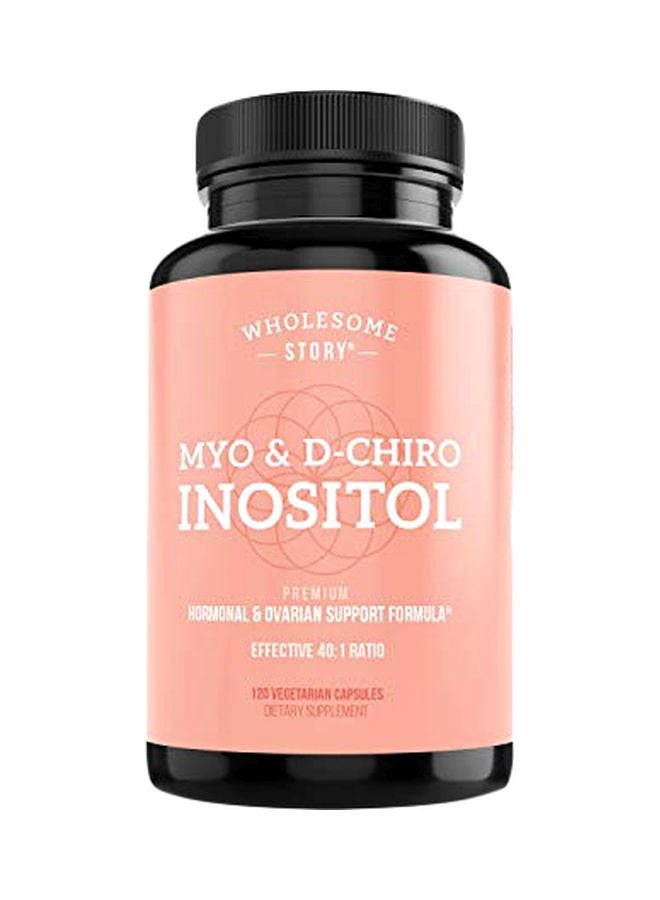 Myo And D-Chiro Inositol Dietary Supplement - 120 Capsule