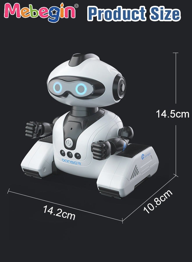 Robot Toy with Flexible Joints and Gesture Sensing, Remote Control Robot Toy, Rechargeable RC Robot with Dynamic Music, Popular Science and Intelligent Programming, Creative Moving Toy with Cute Appearance, Ideal Gift for Kids Aged 8+