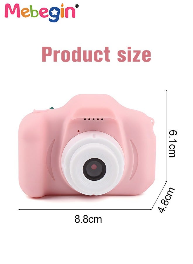 Kids Toy Camera, 1080P HD Toddler Digital Video Camera with 32G SD Card and Lanyard, Portable HD 13 Million Pixels Selfie Camera with Timing Shooting Function, Ideal Gift for Kids