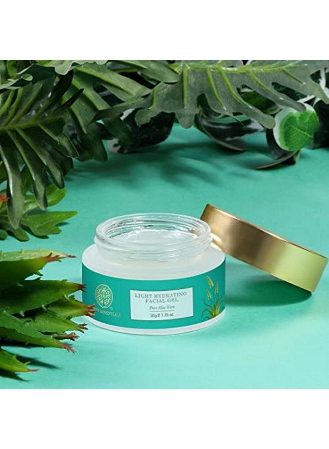 Light Hydrating Facial Gel Pure Aloe Vera;Soothes & Renews Hydration;Unisex Face Gel;50 G