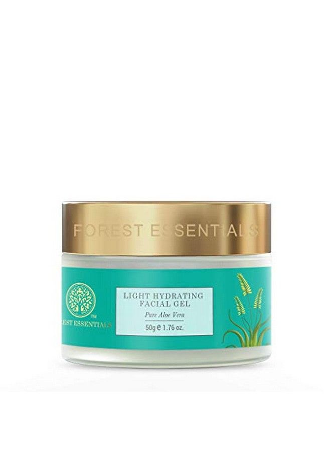 Light Hydrating Facial Gel Pure Aloe Vera;Soothes & Renews Hydration;Unisex Face Gel;50 G