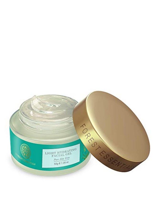 Light Hydrating Facial Gel Pure Aloe Vera;Soothes & Renews Hydration;Unisex Face Gel;50 G