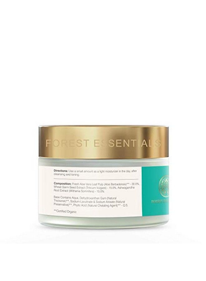 Light Hydrating Facial Gel Pure Aloe Vera;Soothes & Renews Hydration;Unisex Face Gel;50 G