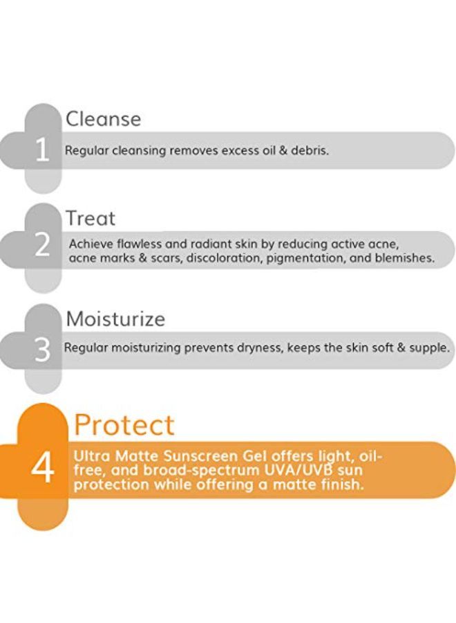 Ultra Matte Sunscreen Gel With Spf 60 - 50 Gm(Dermaco)