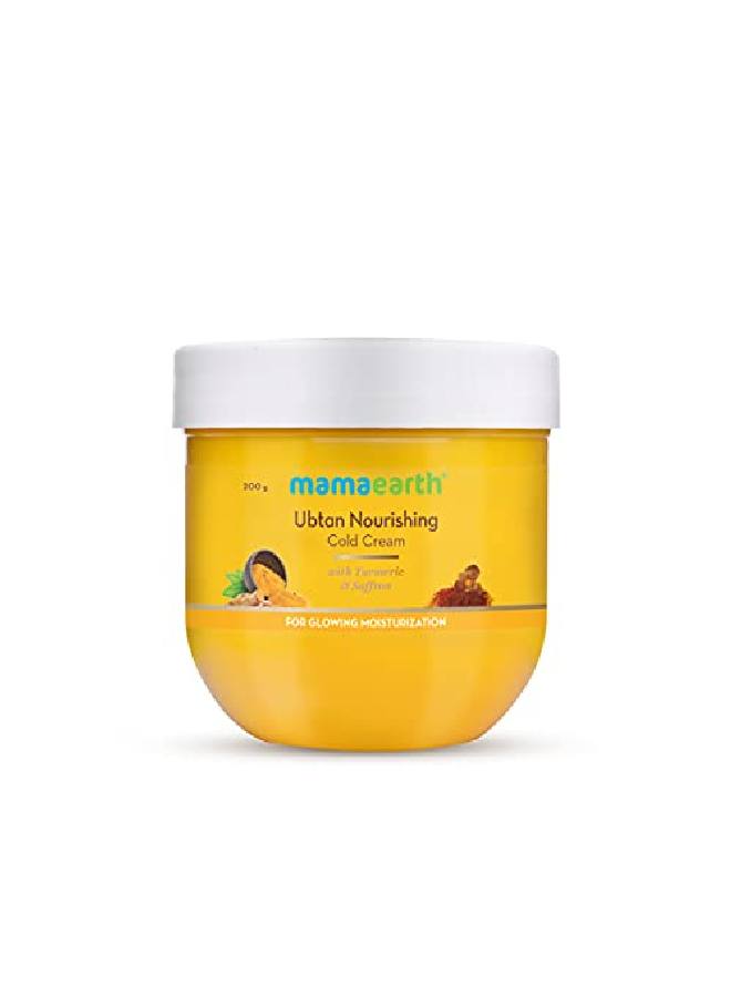 Ubtan Nourishing Cold Winter Cream For Winter With Turmeric Saffron For Glowing Moisturization 200 G