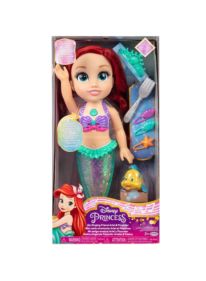 Princess Doll Ariel Singing Friend 14 Inch Battery Operated