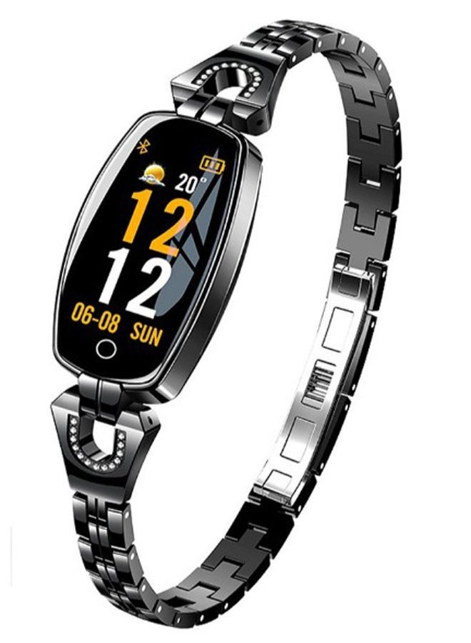 H8 Heart Rate Blood Pressure Smartwatch Silver