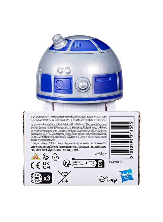 Droidables R2-D2, 4-Inch Star Wars Electronic Figure, Interactive Toys For 4 Year Old Boys And Girls