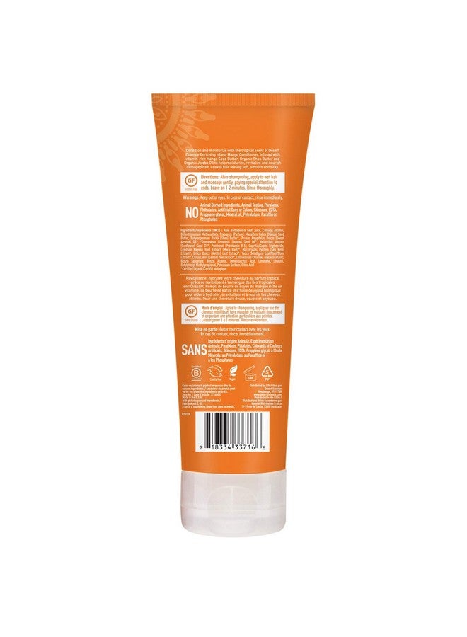 Island Mango Shampoo & Conditioner Bundle 8 Fl Ounce Enriching Shea Butter Jojoba Oil Smooth & Silky Soft & Healthy