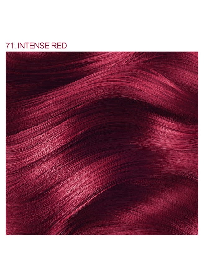 Semi Permanent Hair Color Vegan And Crueltyfree Hair Dye 4 Fl Oz 071 Intense Red (Pack Of 1)