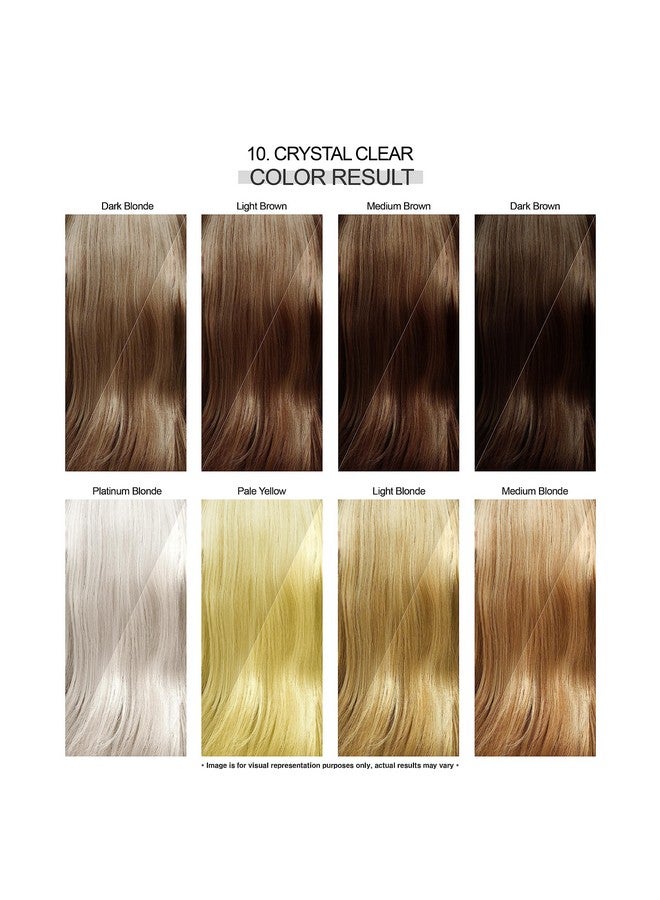 Semi Permanent Hair Color Vegan And Crueltyfree Hair Dye 4 Fl Oz 010 Crystal Clear (Pack Of 1)