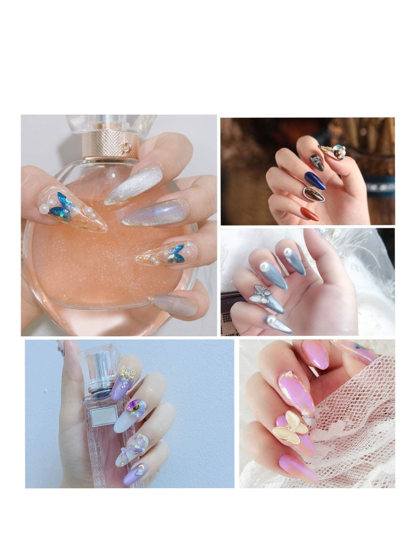 Manicure, Long Nail Tips Acrylic Flat Nails Half False Flake Nail Tips 10sizes with Clear Plastic Case for Nail Salon Nail Shop Diy Nail Art Ballerina Nails (Clear+Natural 1000PCS)