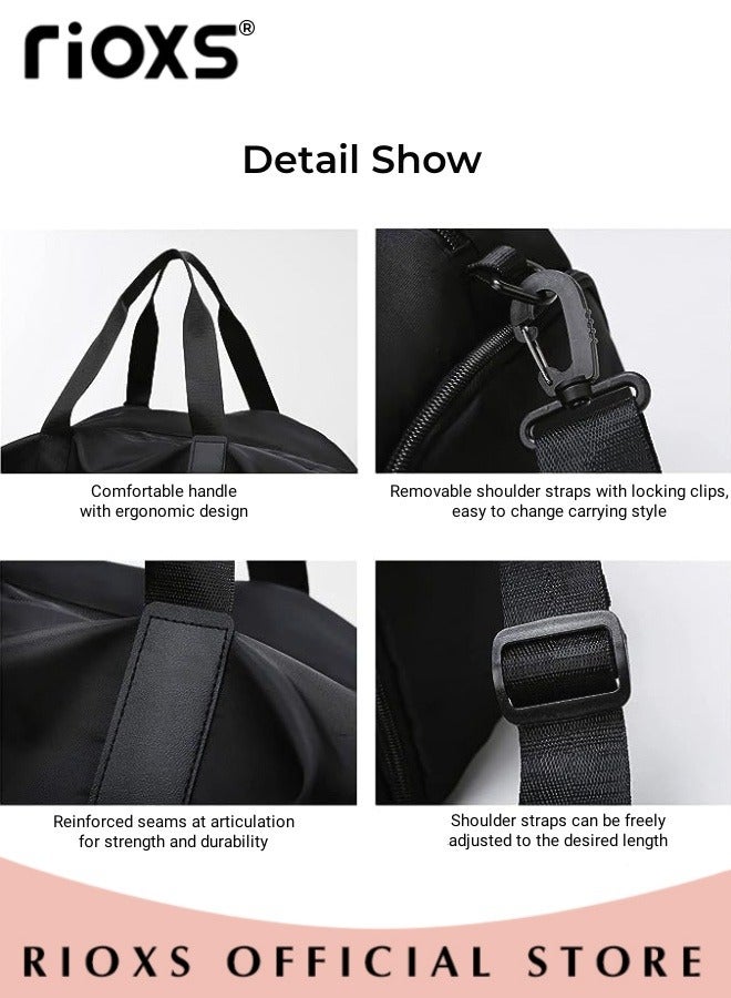 Sports Yoga Gym Bag for Adults Workout Travel Duffel Bag Fitness Bag Outdoor Sport Bag with Felt Bag Organizer with Zipper