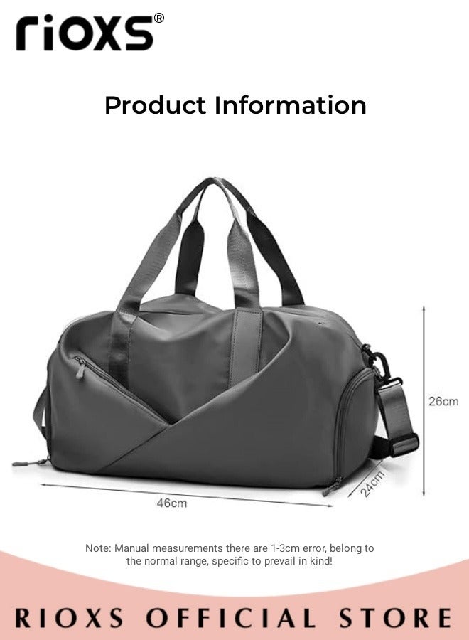 Sports Yoga Gym Bag for Adults Workout Travel Duffel Bag Fitness Bag Outdoor Sport Bag with Felt Bag Organizer with Zipper