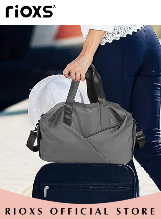 Sports Yoga Gym Bag for Adults Workout Travel Duffel Bag Fitness Bag Outdoor Sport Bag with Felt Bag Organizer with Zipper