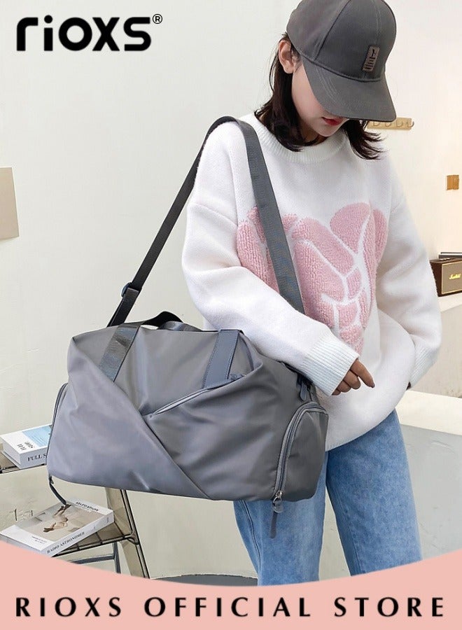 Sports Yoga Gym Bag for Adults Workout Travel Duffel Bag Fitness Bag Outdoor Sport Bag with Felt Bag Organizer with Zipper